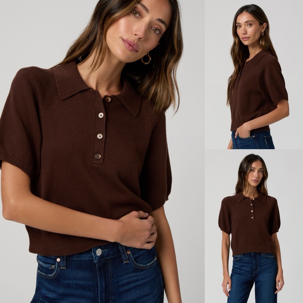 Paige Birch Top In Tamarind Sz L